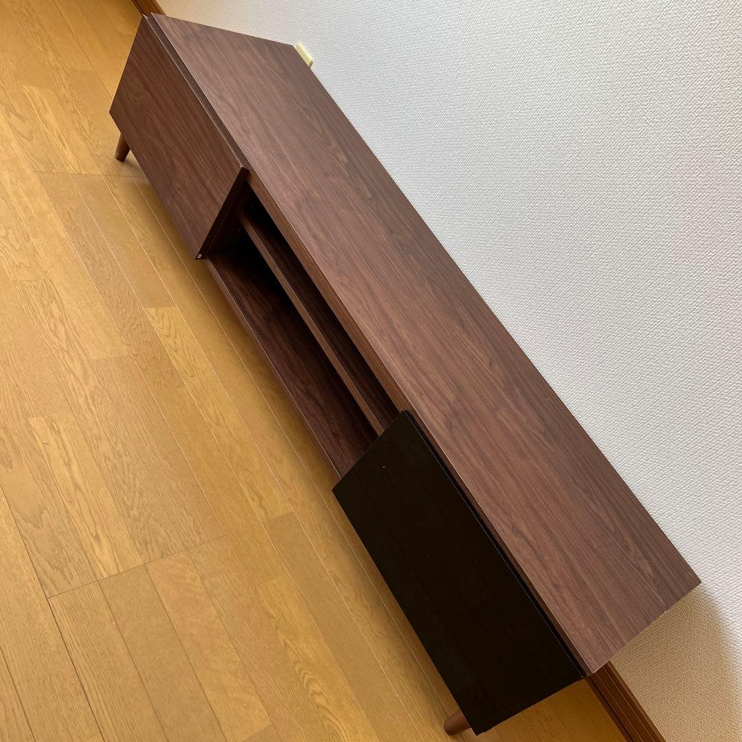 ニトリ/ローボード/シンプルモダン/テレビ台/ダークブラウン