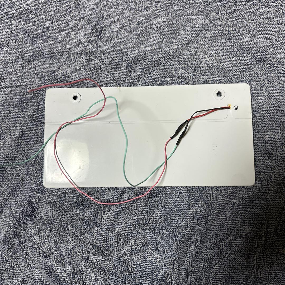 点灯確認済 字光式ナンバーAIR 2枚セット 新品メッキ枠