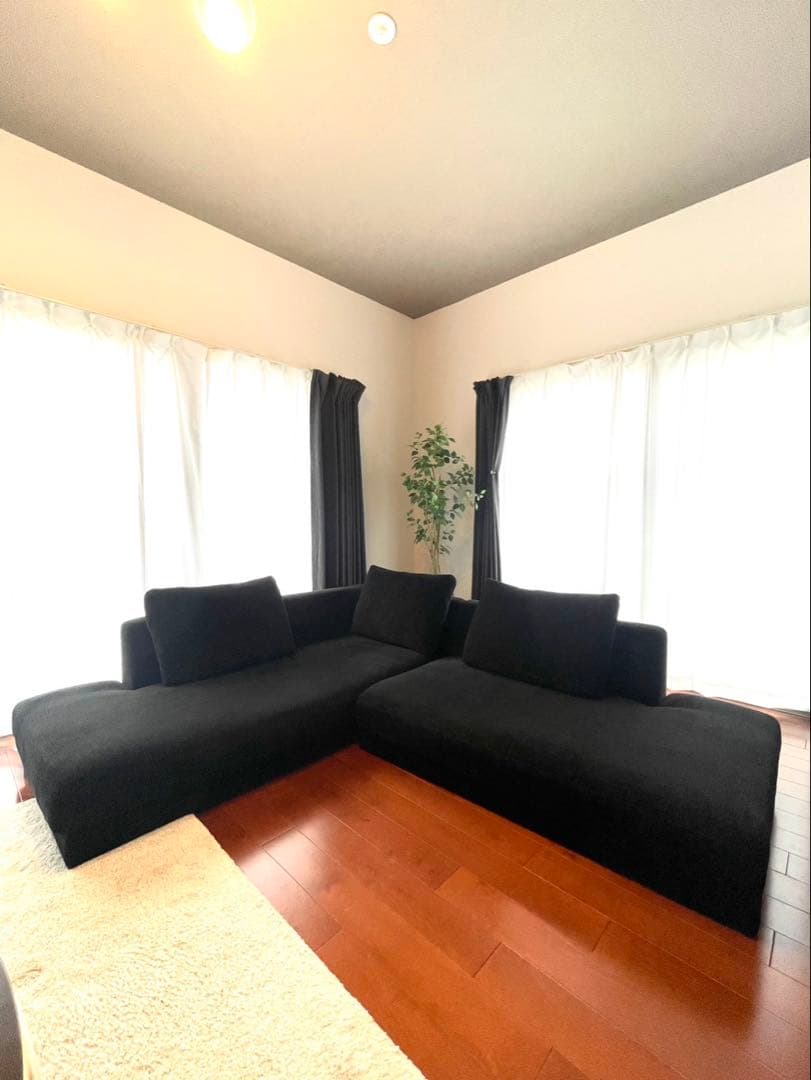 EC.FURNITUREカウチソファ【福岡引取り限定】