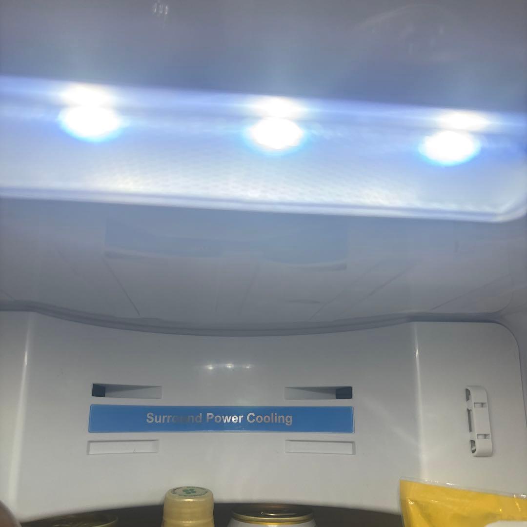 短期出品★AQUA ノンフロン冷凍冷蔵庫　AQR-SBS45H(S)フレンチドア