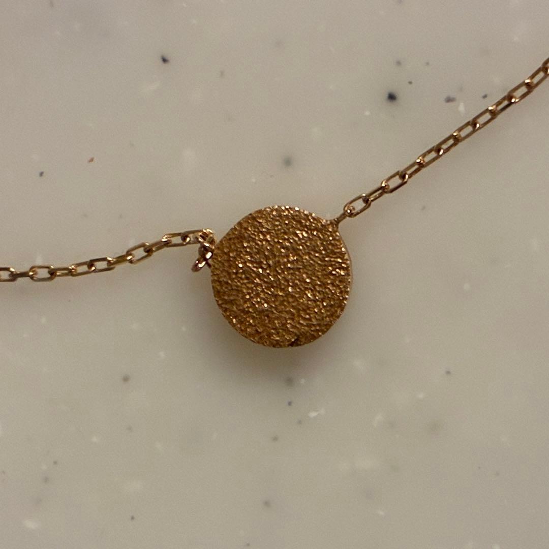 ムーン ダイヤモンド パヴェ ネックレスK10