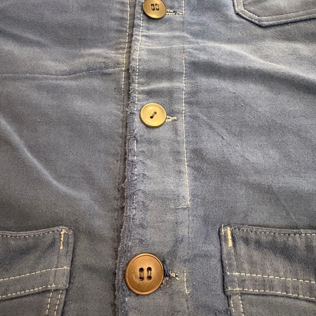 50’s フレンチ モールスキン ワークジャケット ヴィンテージ フェード 古着