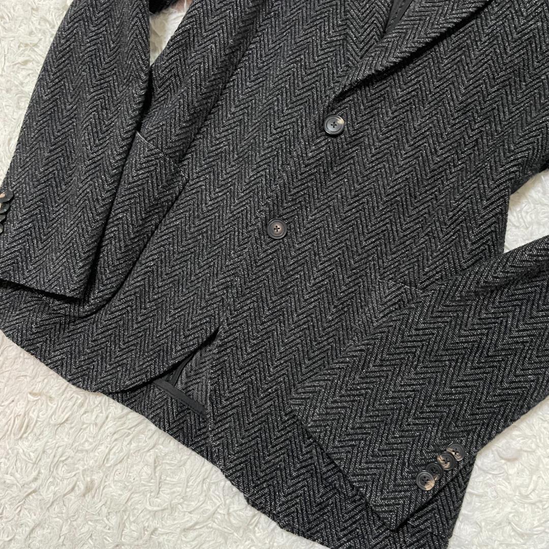 美品　チルコロ1901　現行　テーラードジャケット　ヘリンボーン　グレー　L