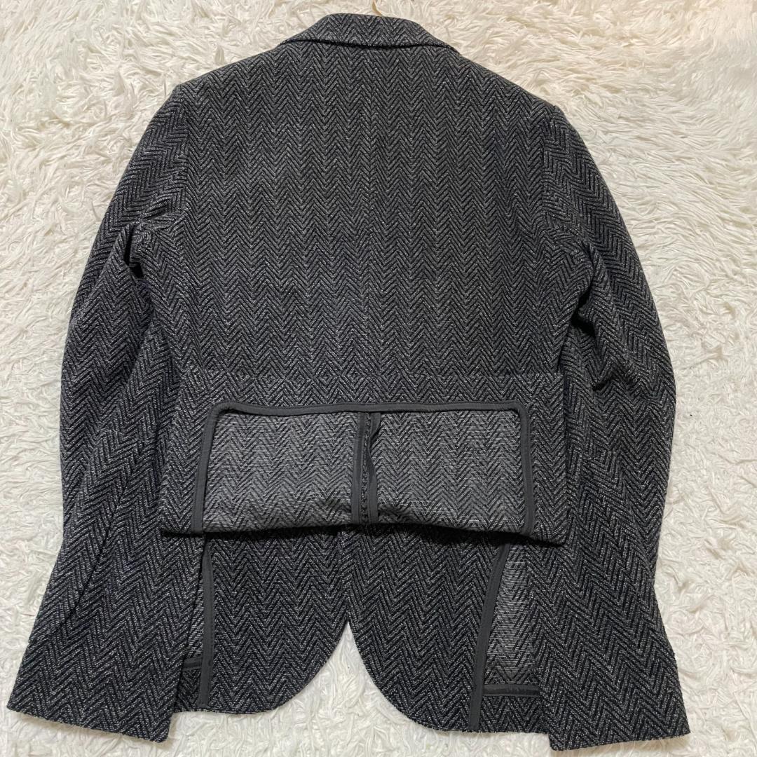 美品　チルコロ1901　現行　テーラードジャケット　ヘリンボーン　グレー　L