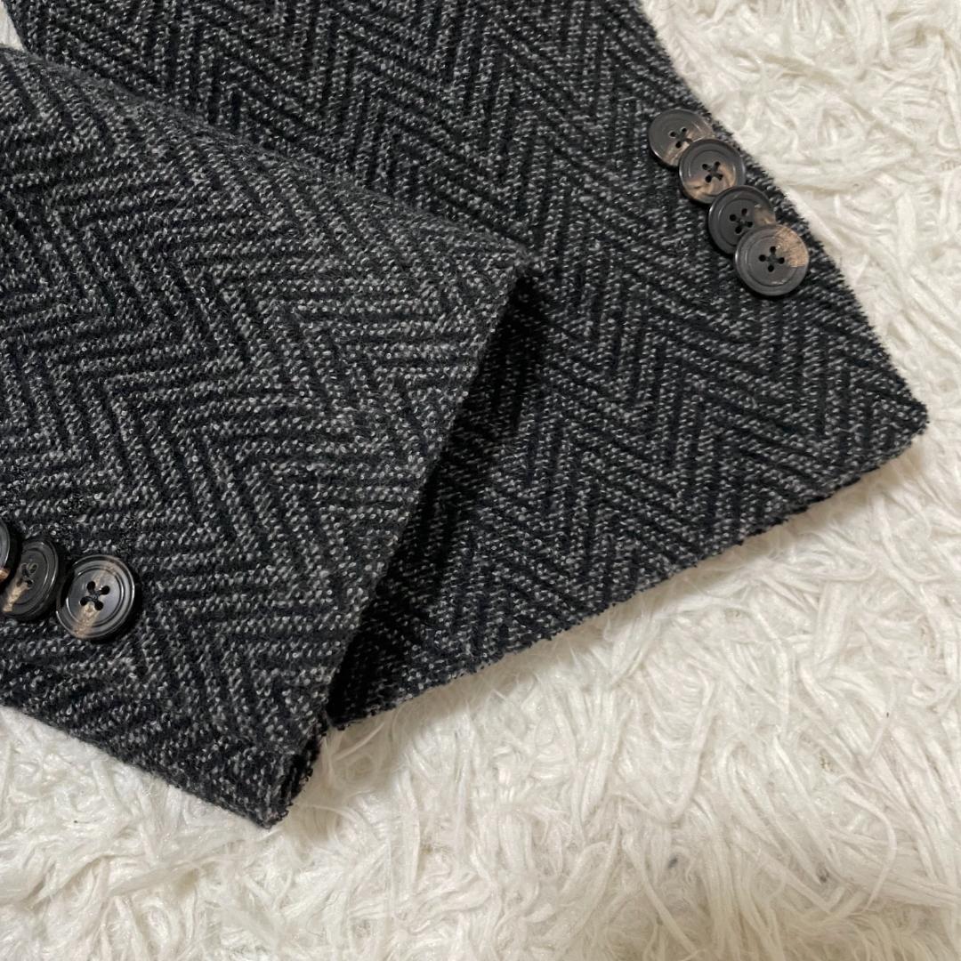 美品　チルコロ1901　現行　テーラードジャケット　ヘリンボーン　グレー　L