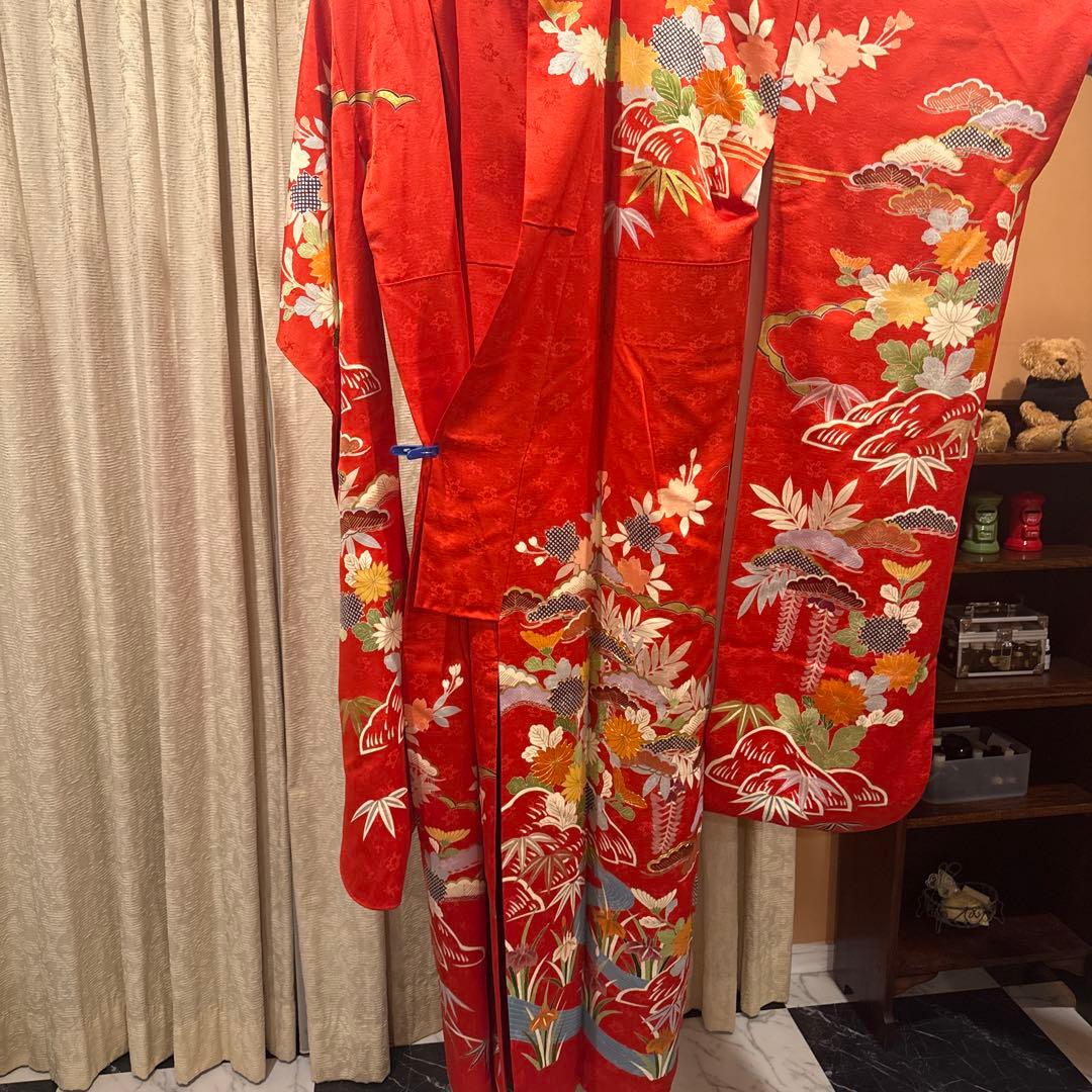 ティラミスタイムセール！正絹成人式振袖＋ビーズバッグ
