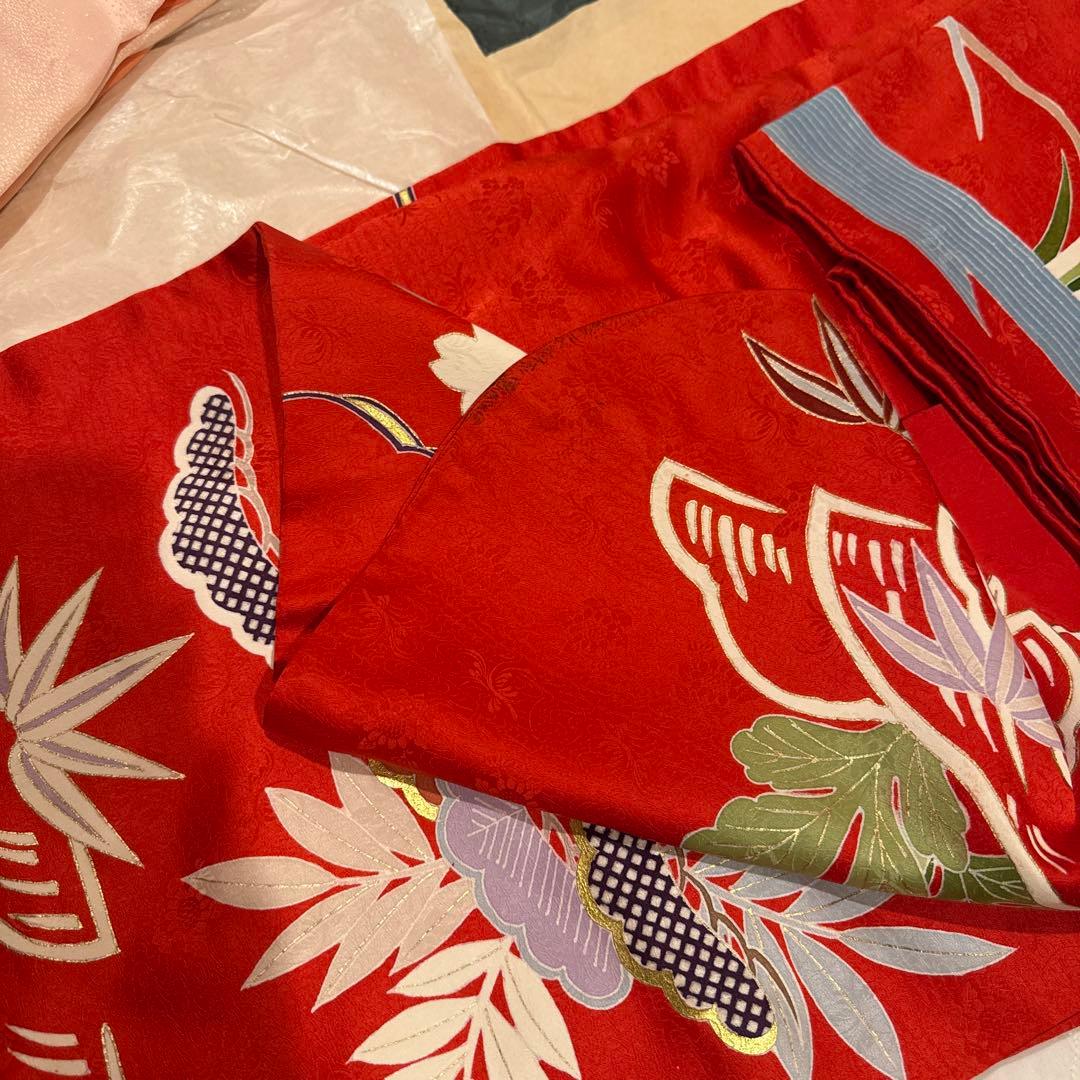 ティラミスタイムセール！正絹成人式振袖＋ビーズバッグ
