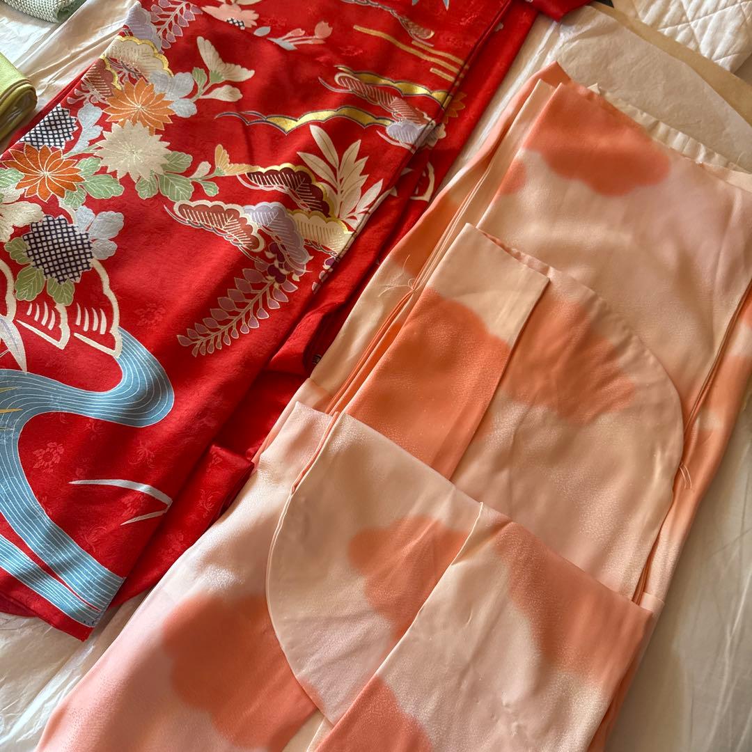 ティラミスタイムセール！正絹成人式振袖＋ビーズバッグ