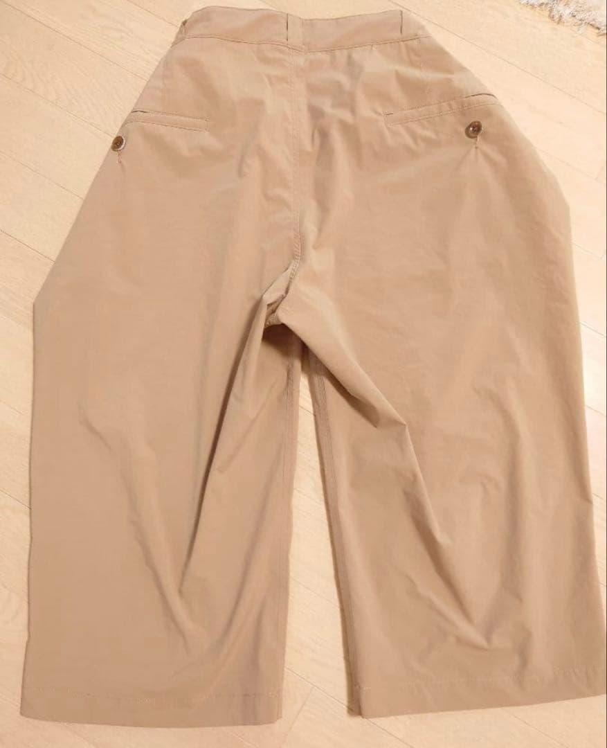 ANREALAGE ギミック変形ラップワイドパンツ ベージュ M