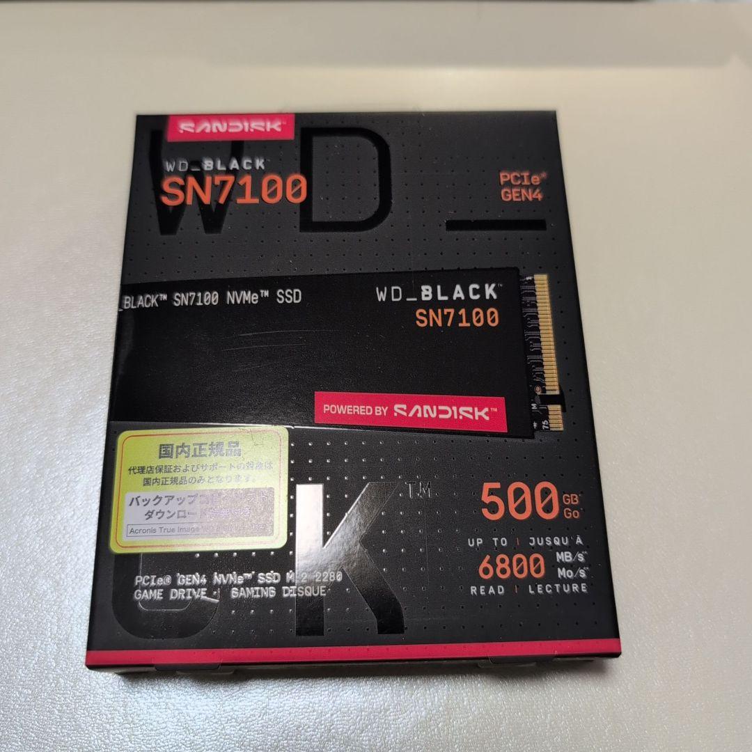 内蔵型SSD WD_BLACK SN7100 500GB SSD