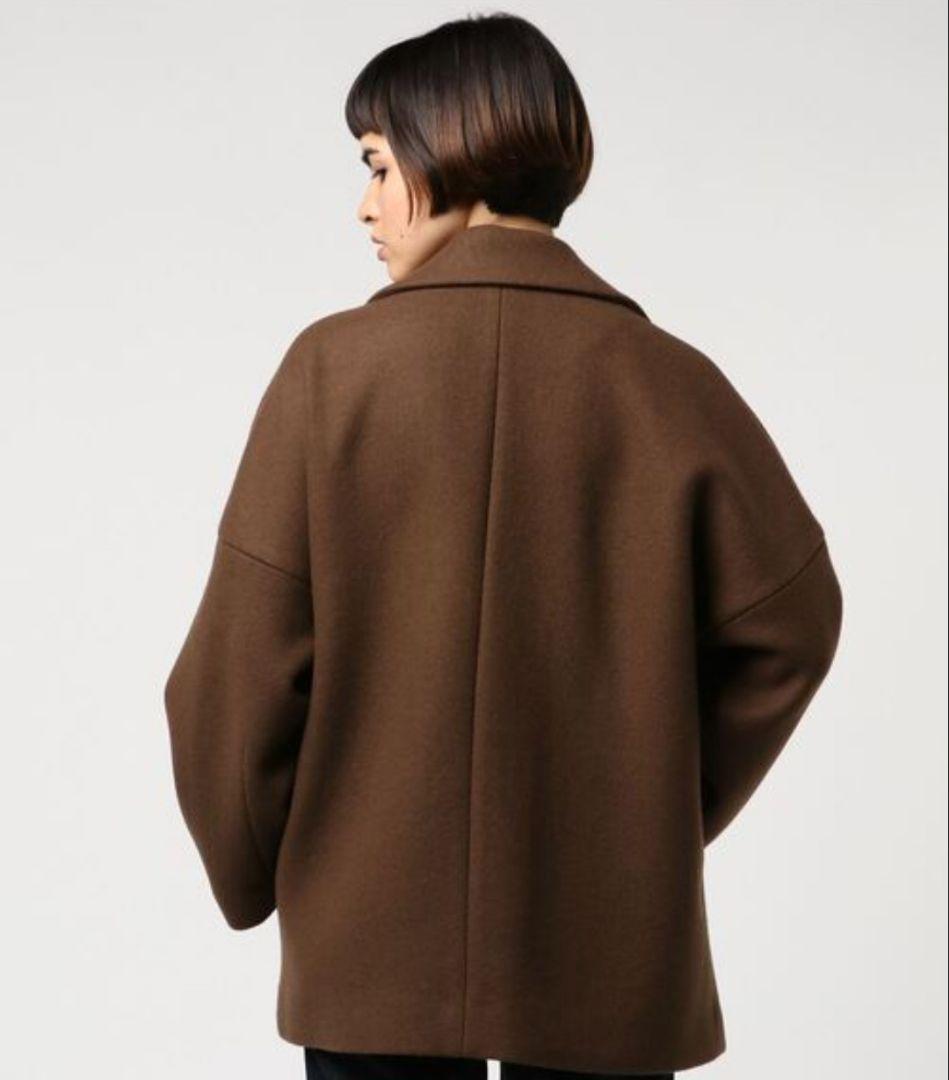 Demi-Luxe BEAMS DメルトンPコート ブラウン 新品