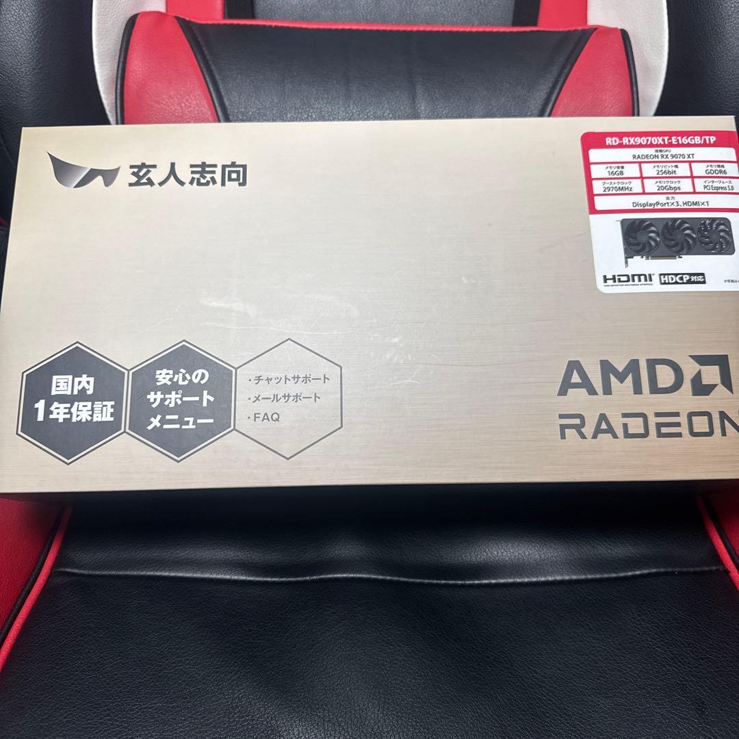AMD Radeon RX 9070 XT 玄人志向 【値下げ交渉聞きます】