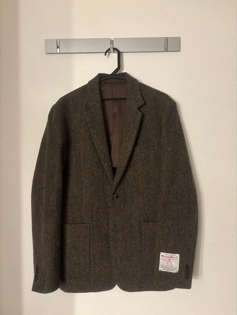 ハリスツイードのテーラードジャケット HARRIS TWEED