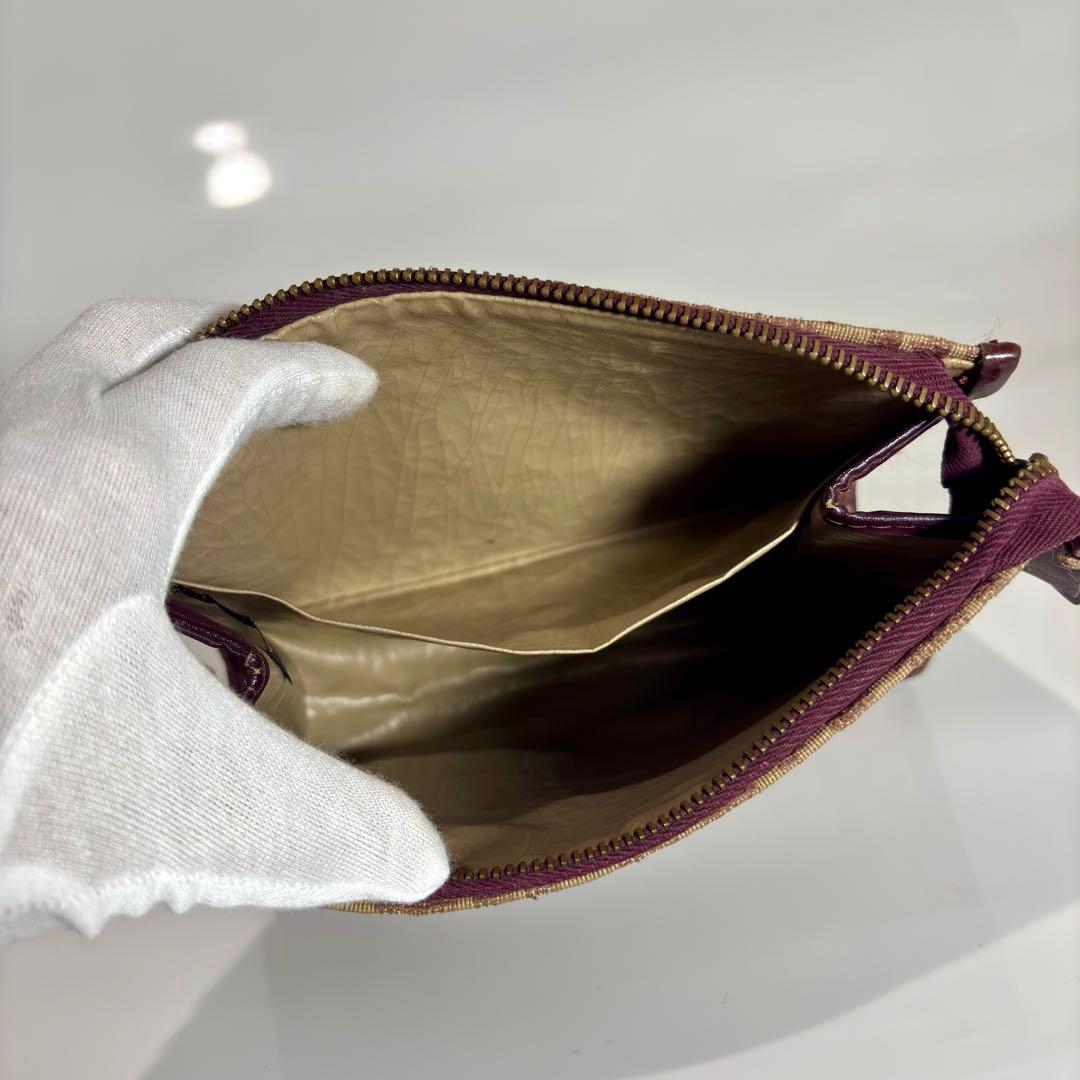 DIOR ディオール クラッチ セカンドバッグ トロッター柄 オブリーク