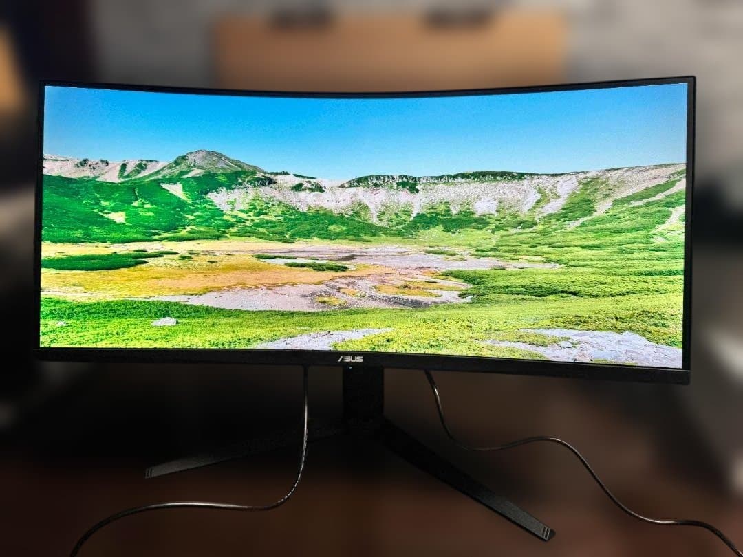 ★なっつ★ASUS ゲーミング湾曲モニター VG34VQL3A