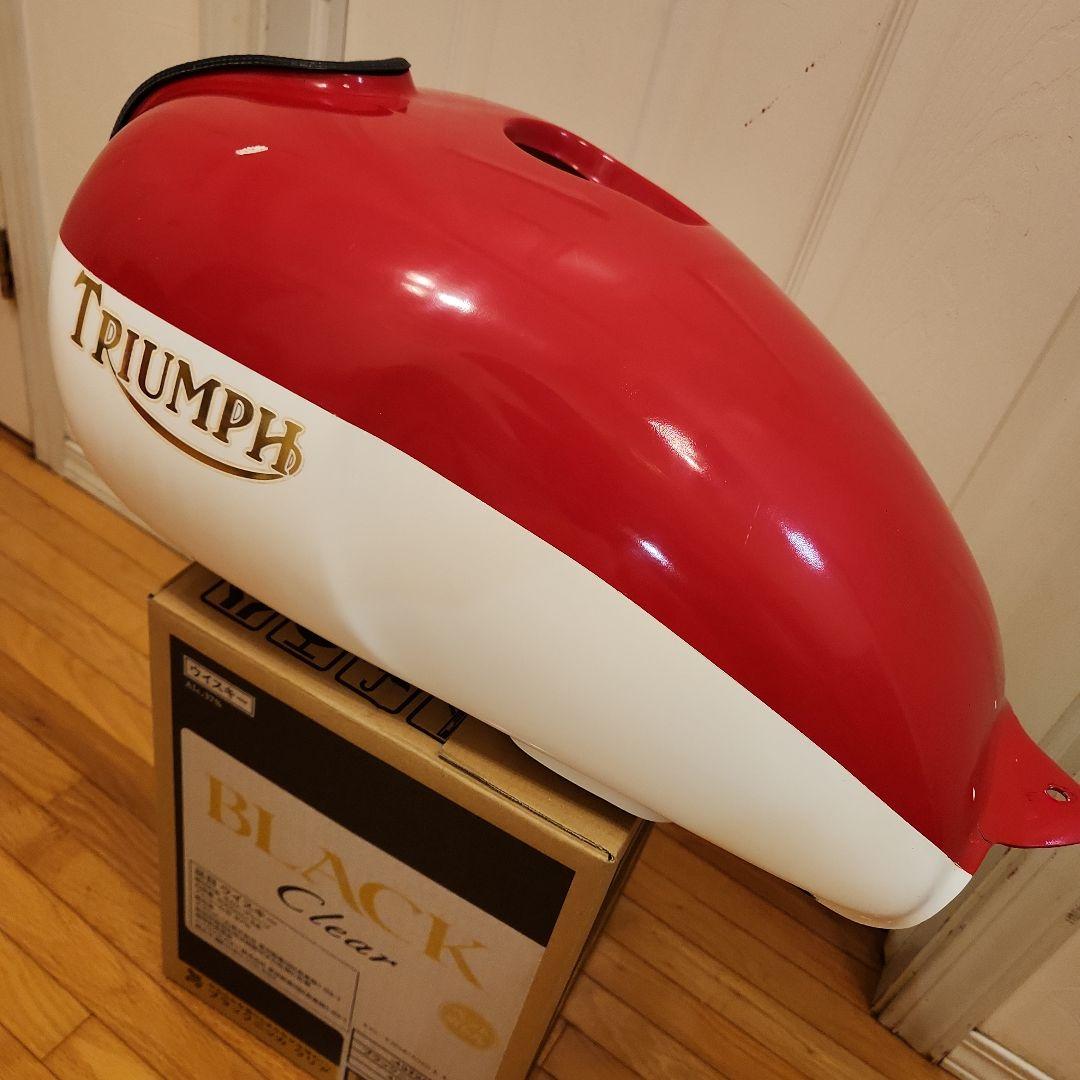 値下！SR400/500用　タンクカバー　トライアンフ風要補修　ポン付け