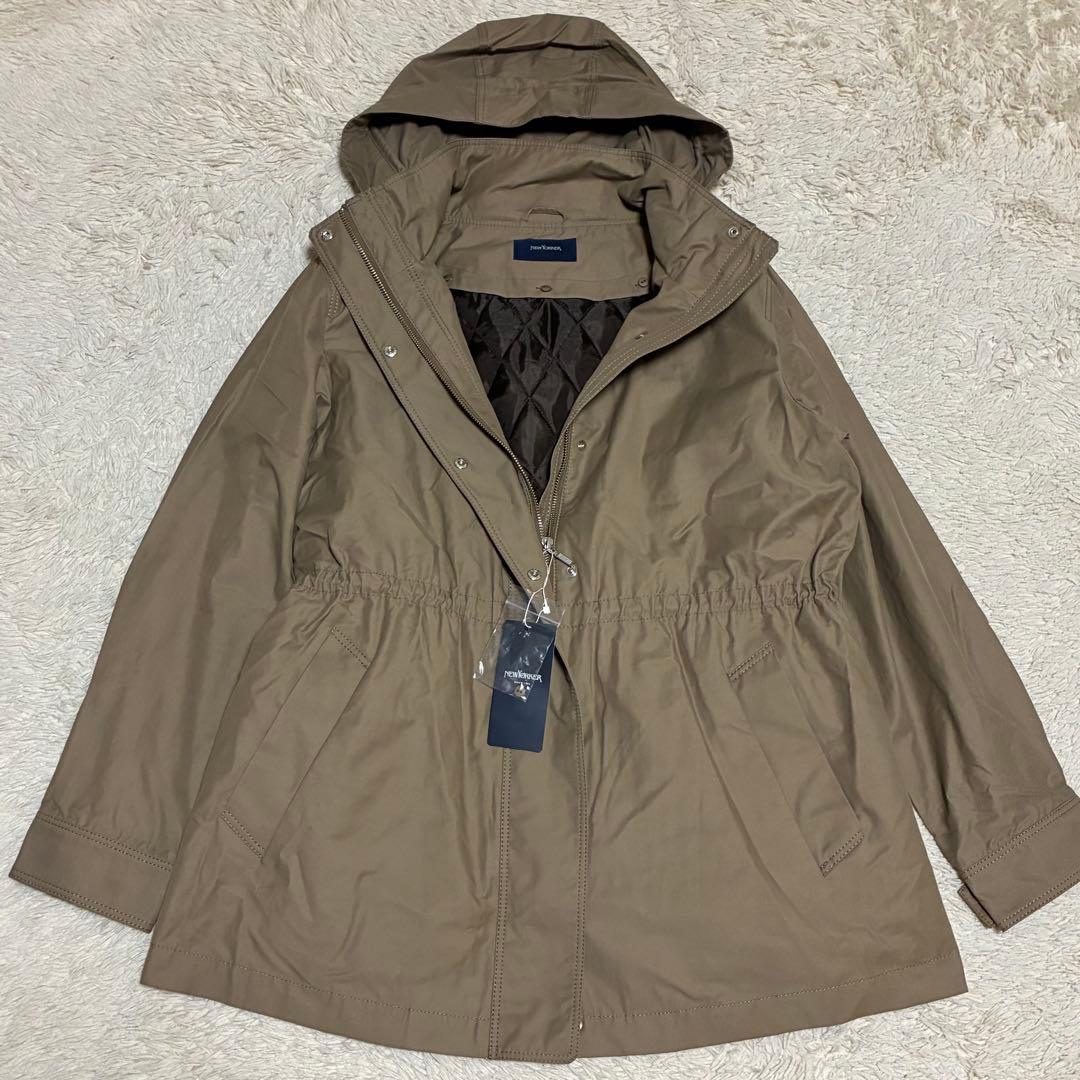 NEW YORKER 2023 コットンナイロンツイル ライナー付きモッズコート