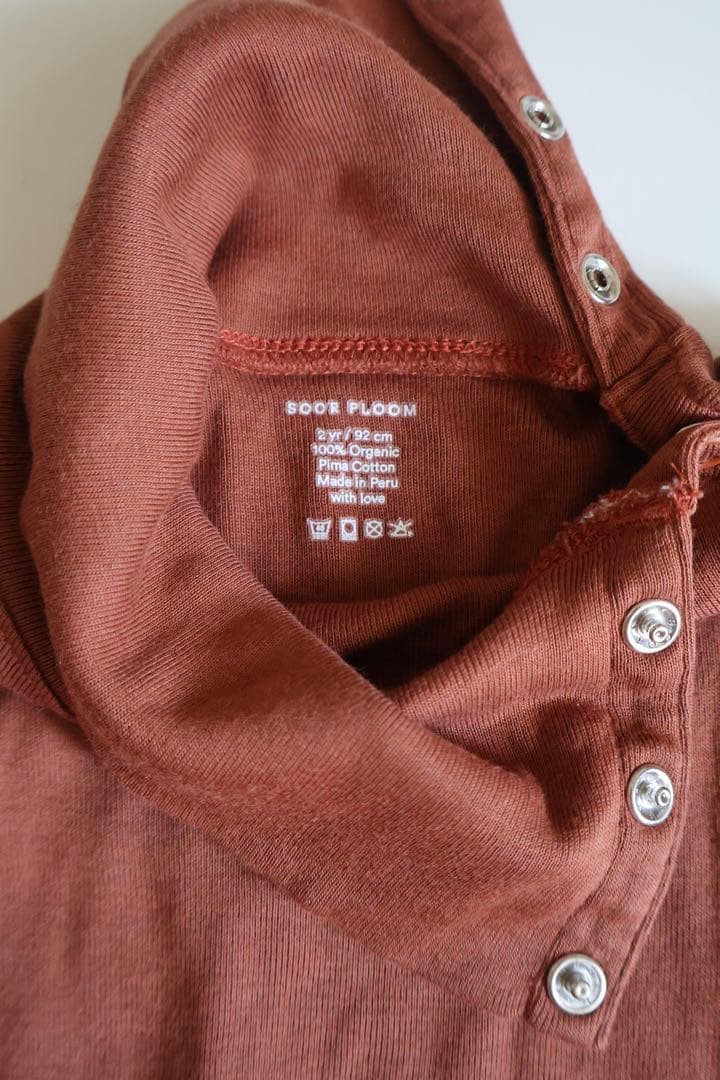 トップス soor ploom Long Sleeve Snap Turtleneck