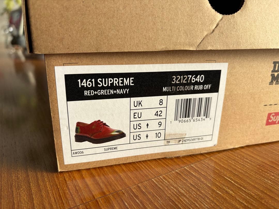 【美品27cm】Supreme×Dr.Martens1461 3EyeShoe