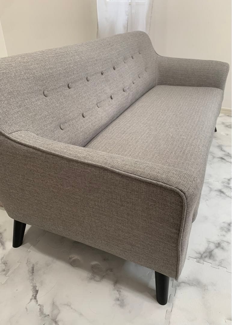 【送料無料】ソファー 大型 ヘザーグレー