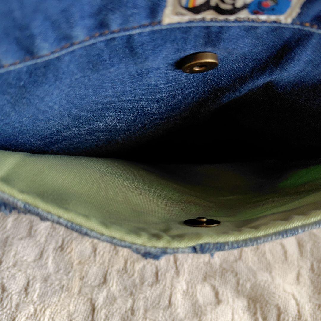 デニムリメイク・ チューリップバック・BIG SIZE トートバッグ