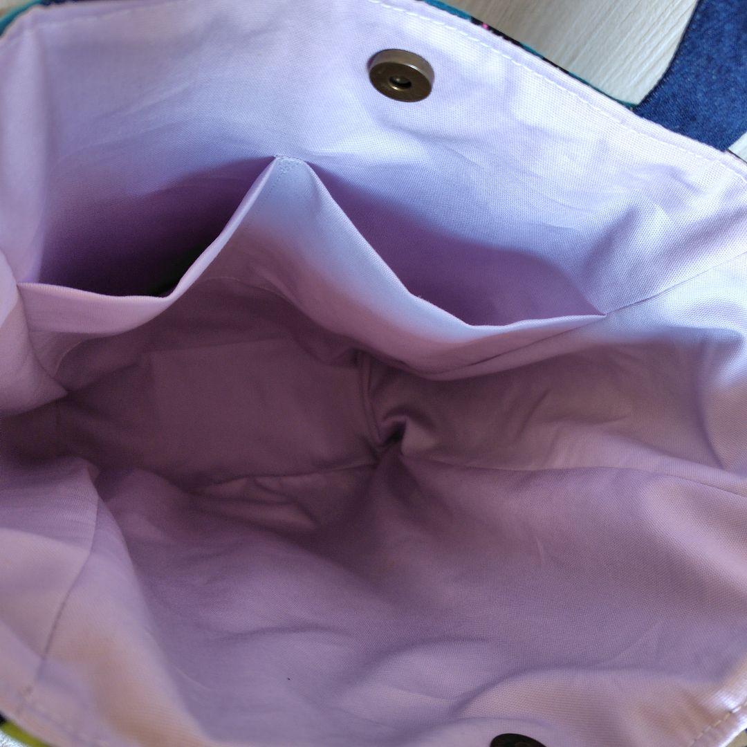 デニムリメイク・ チューリップバック・BIG SIZE トートバッグ