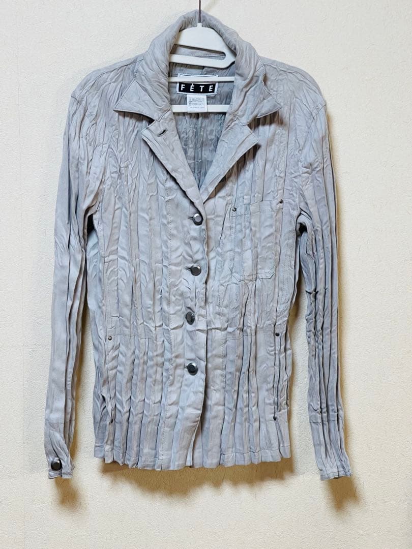 【匿名発送】issey miyake fete ジャケット プリーツ