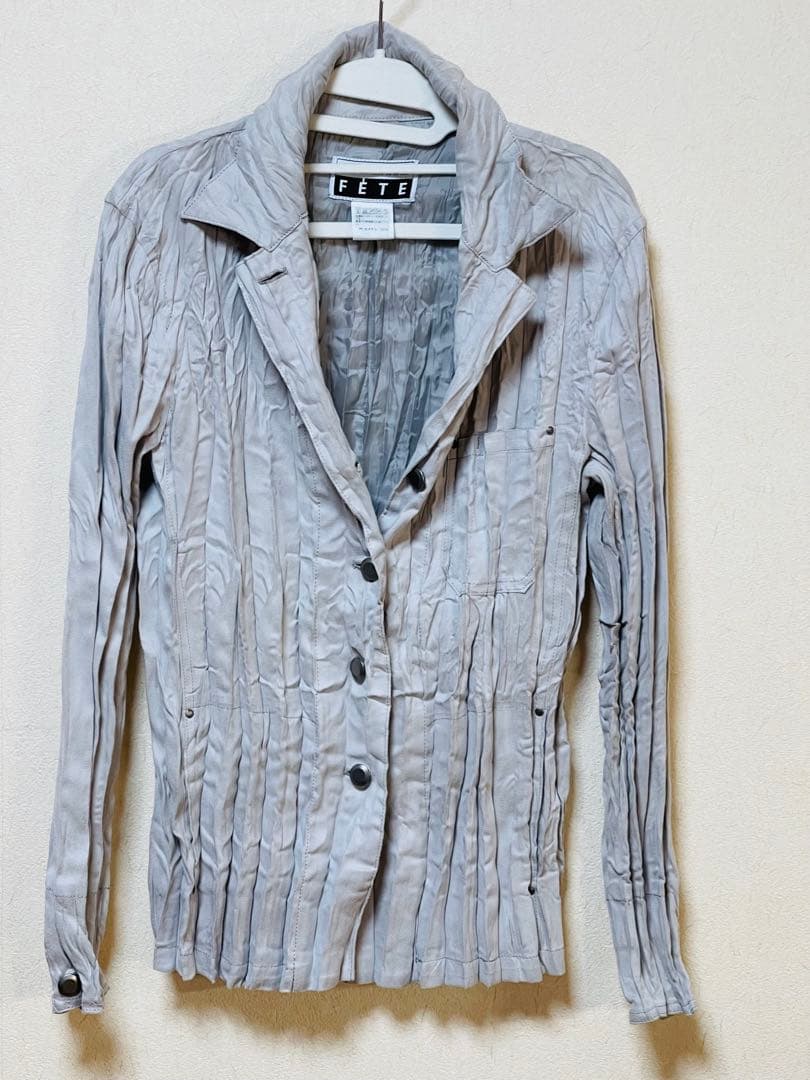【匿名発送】issey miyake fete ジャケット プリーツ