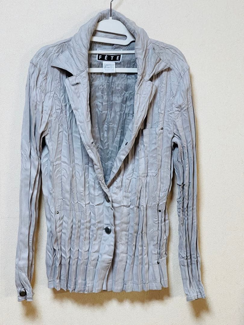 【匿名発送】issey miyake fete ジャケット プリーツ