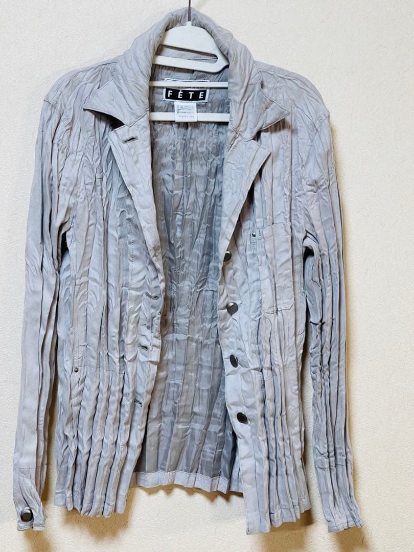 【匿名発送】issey miyake fete ジャケット プリーツ