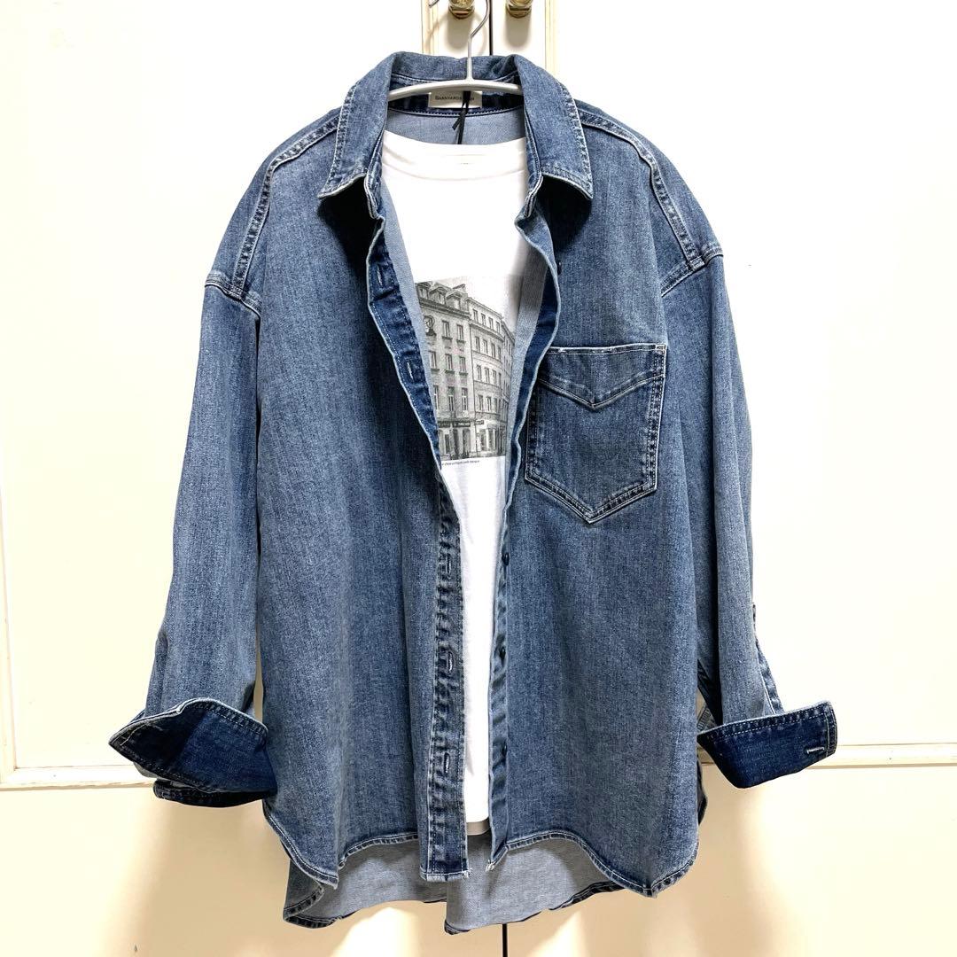 新品タグ付き　バンヤードストーム　デニムシャツジャケット