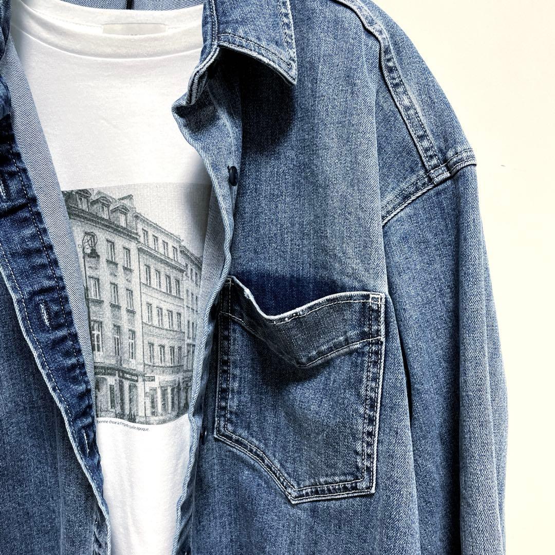 新品タグ付き　バンヤードストーム　デニムシャツジャケット