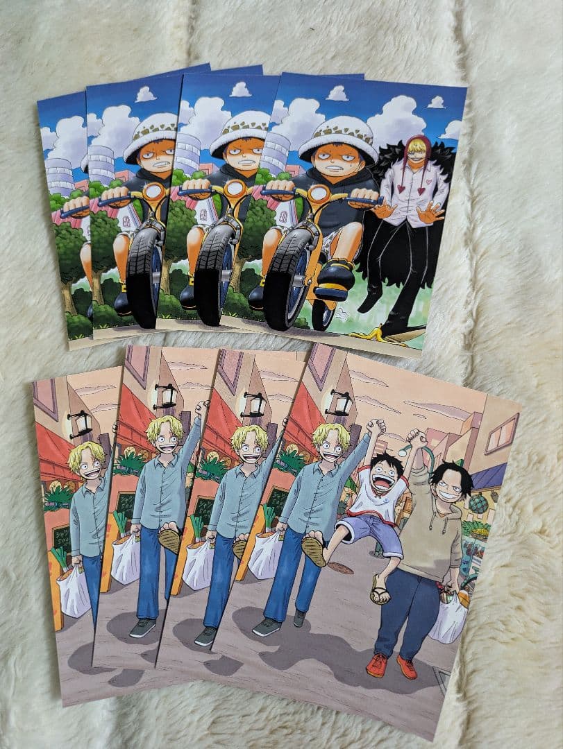 ワンピースカード　ミニカード　最強ジャンプ5月号付録　6セット