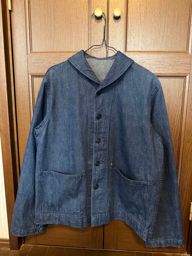 ジャケット・アウター 1940s US Navy Shawl Collar Coverall