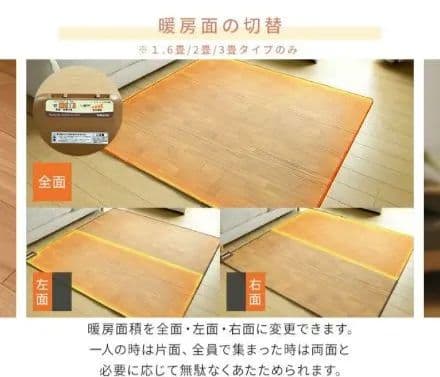 【新品未開封】YAMAZEN 防水ホットカーペット 3畳 2025