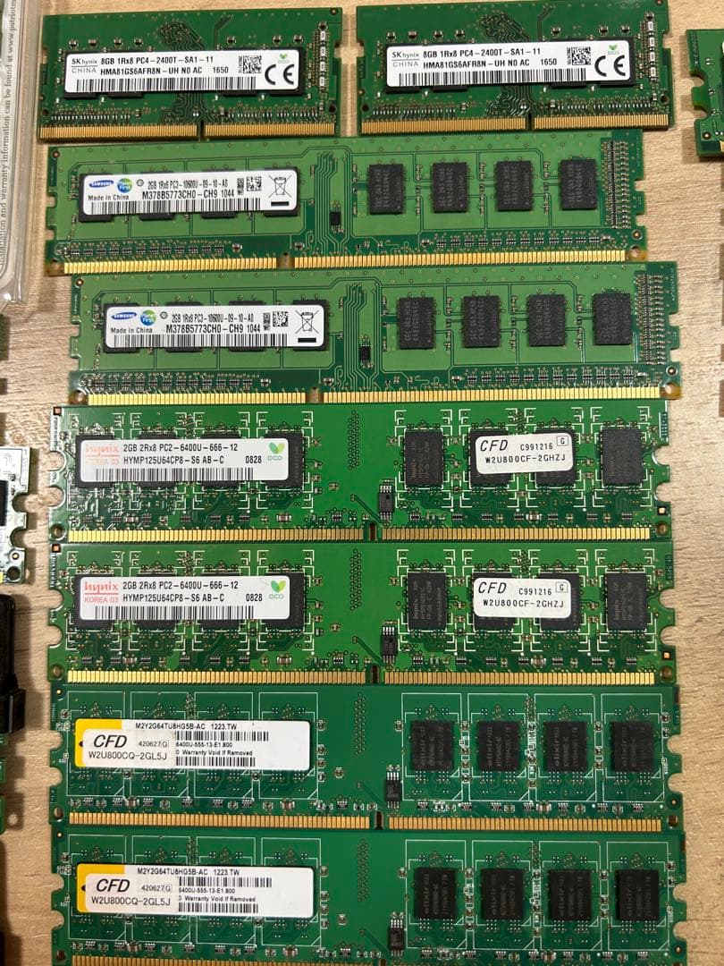 リ*ン様 【ジャンク】メモリーモジュールセット