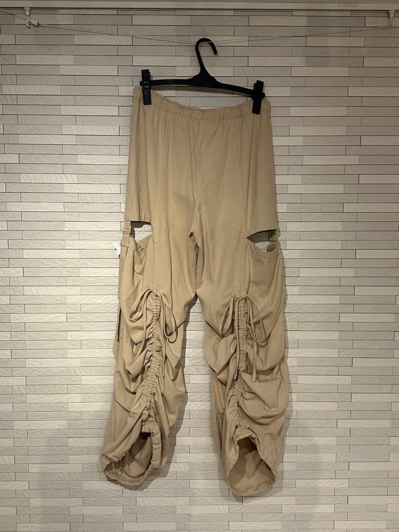 fiction tokyo サイドカットボリュームパンツ