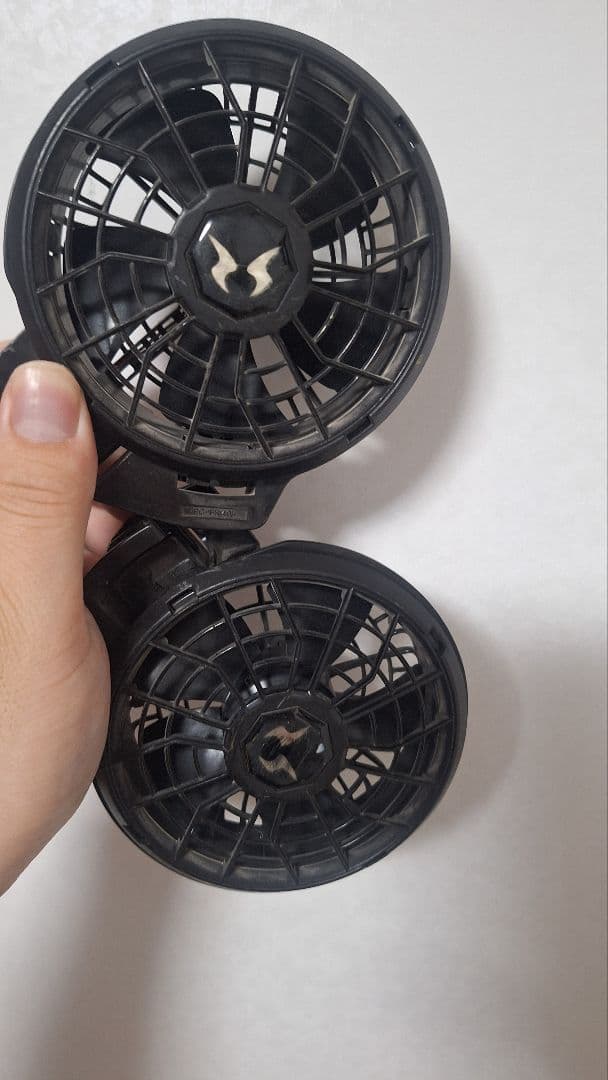 風神24V 空調ファン 2個セット ブラック