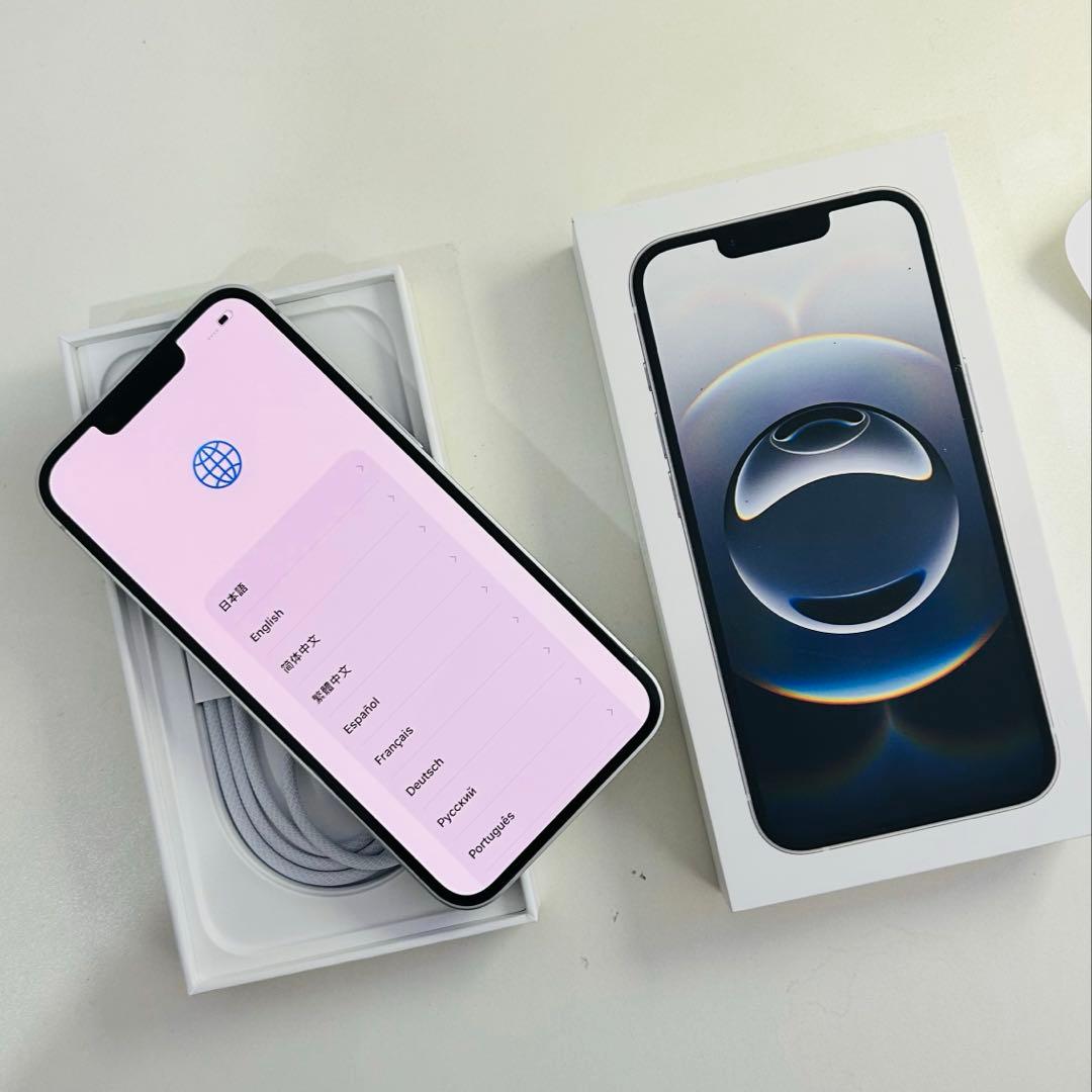 iPhone 16e 新品 店頭動作チェックのみ　128GB　ホワイト