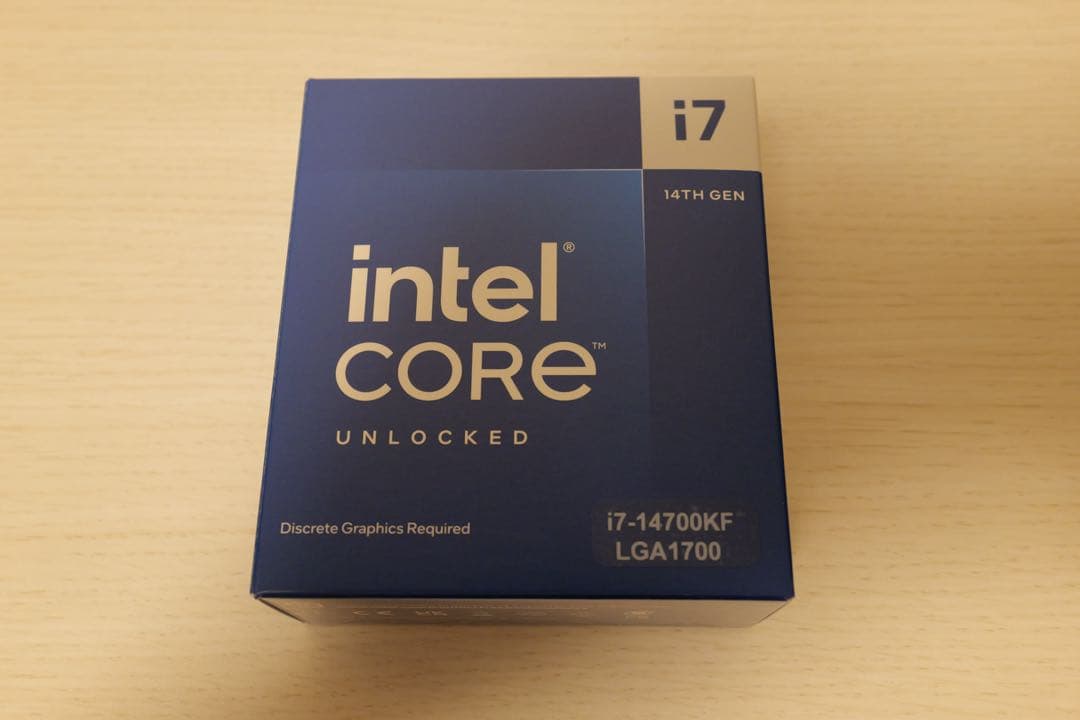 intel Core i7 14700KF 20コア28スレッド