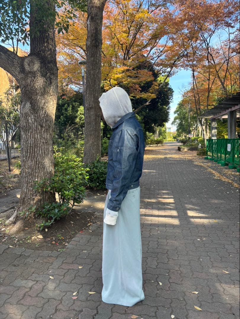 バギースラックス レイヴパンツ 極太 ドレープ