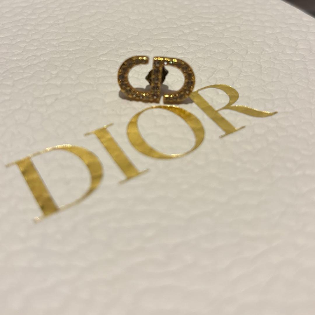DIOR ピアス　ピンクゴールド　片耳