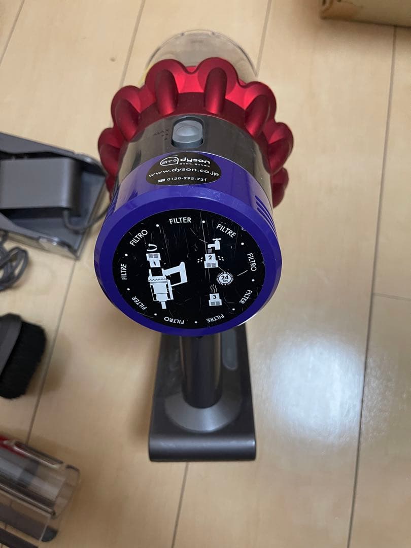 【良品】Dyson Cyclone V10 sv12エコーモード７５分