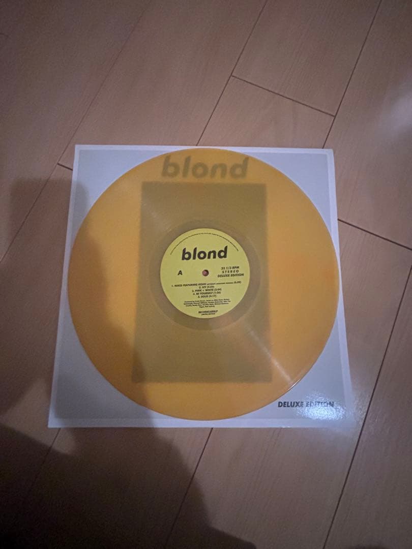 blond DELUXE EDITION イエローレコード