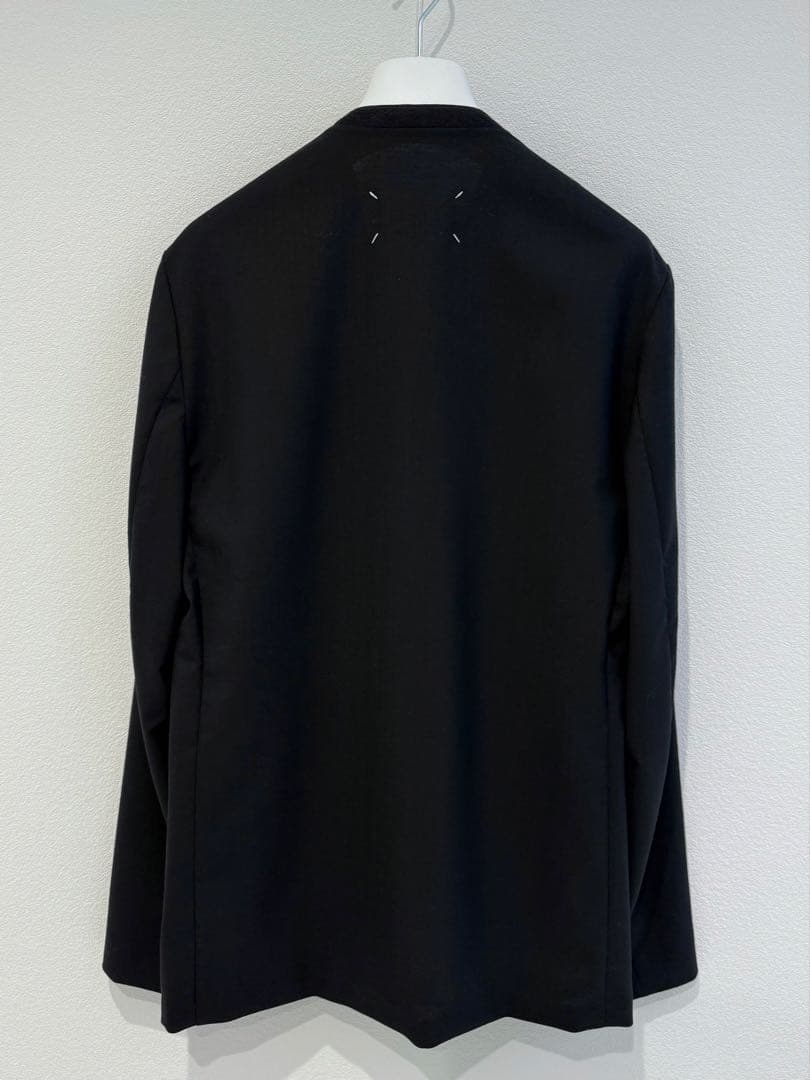 現行最安値　ノーカラージャケット　メゾンマルジェラ　size46 24SS
