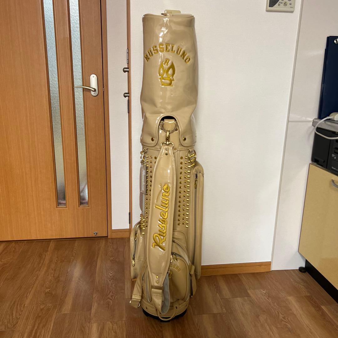 Russellino ベージュ スタンド式ゴルフバッグ