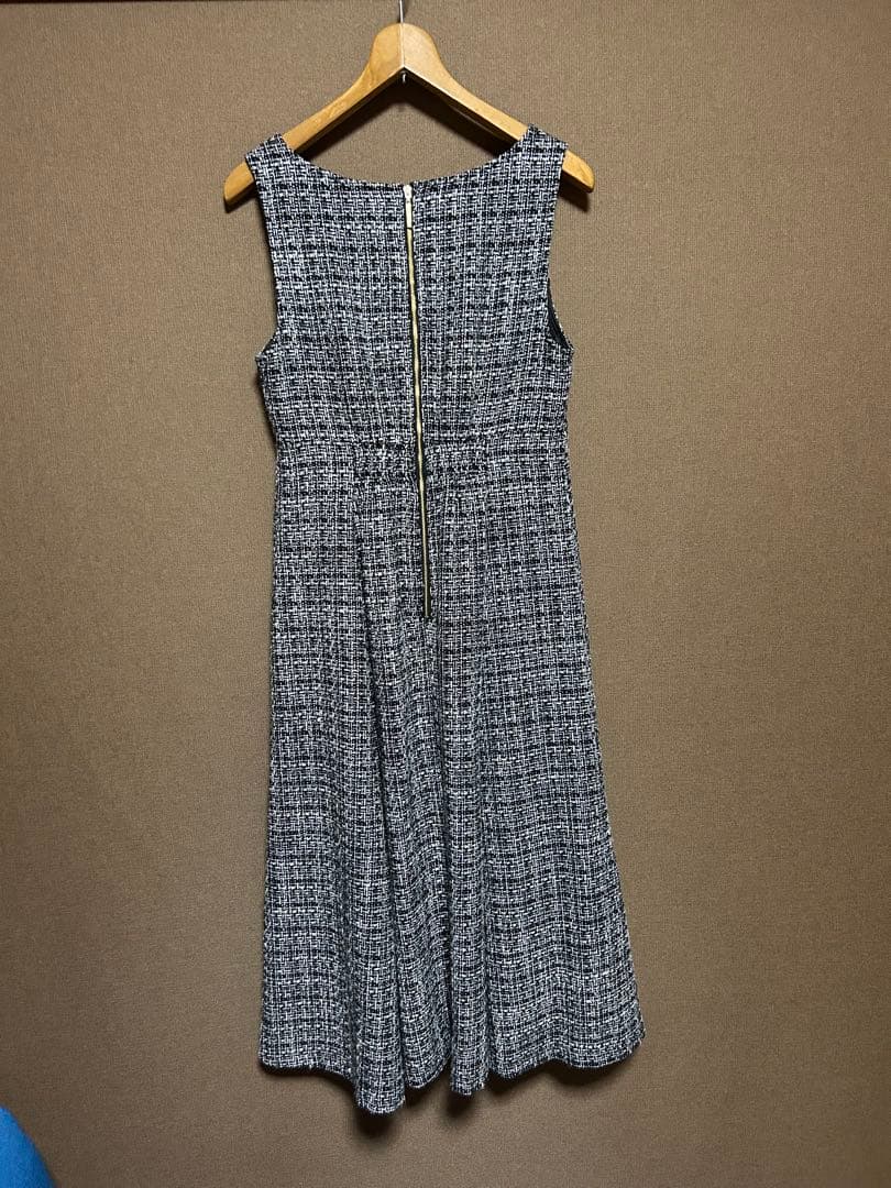 PROPORTION /ミックスツイードロングジャンスカ psサイズ　完売品