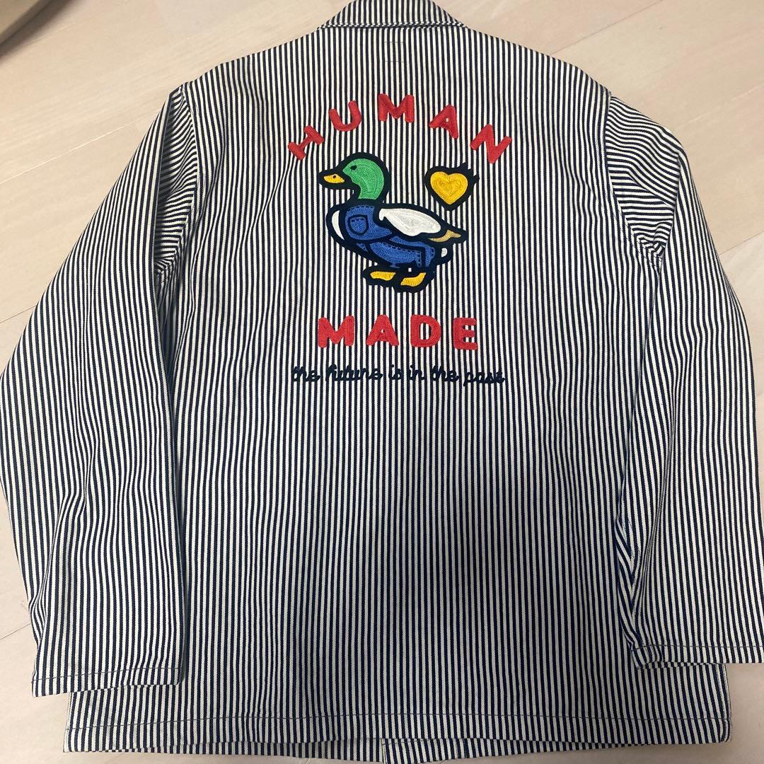 Human Made ストライプカバーオール