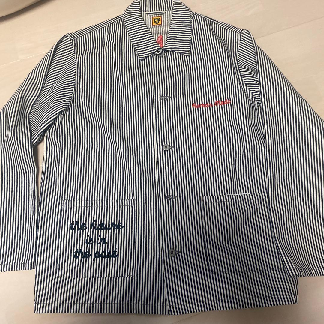 Human Made ストライプカバーオール