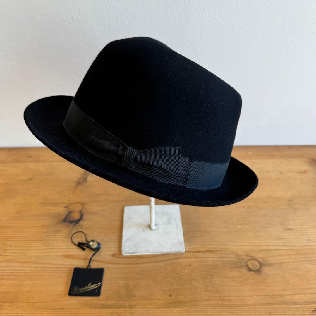 Italy製 ボルサリーノ Borsalino ラビットファーハット　サイズ59